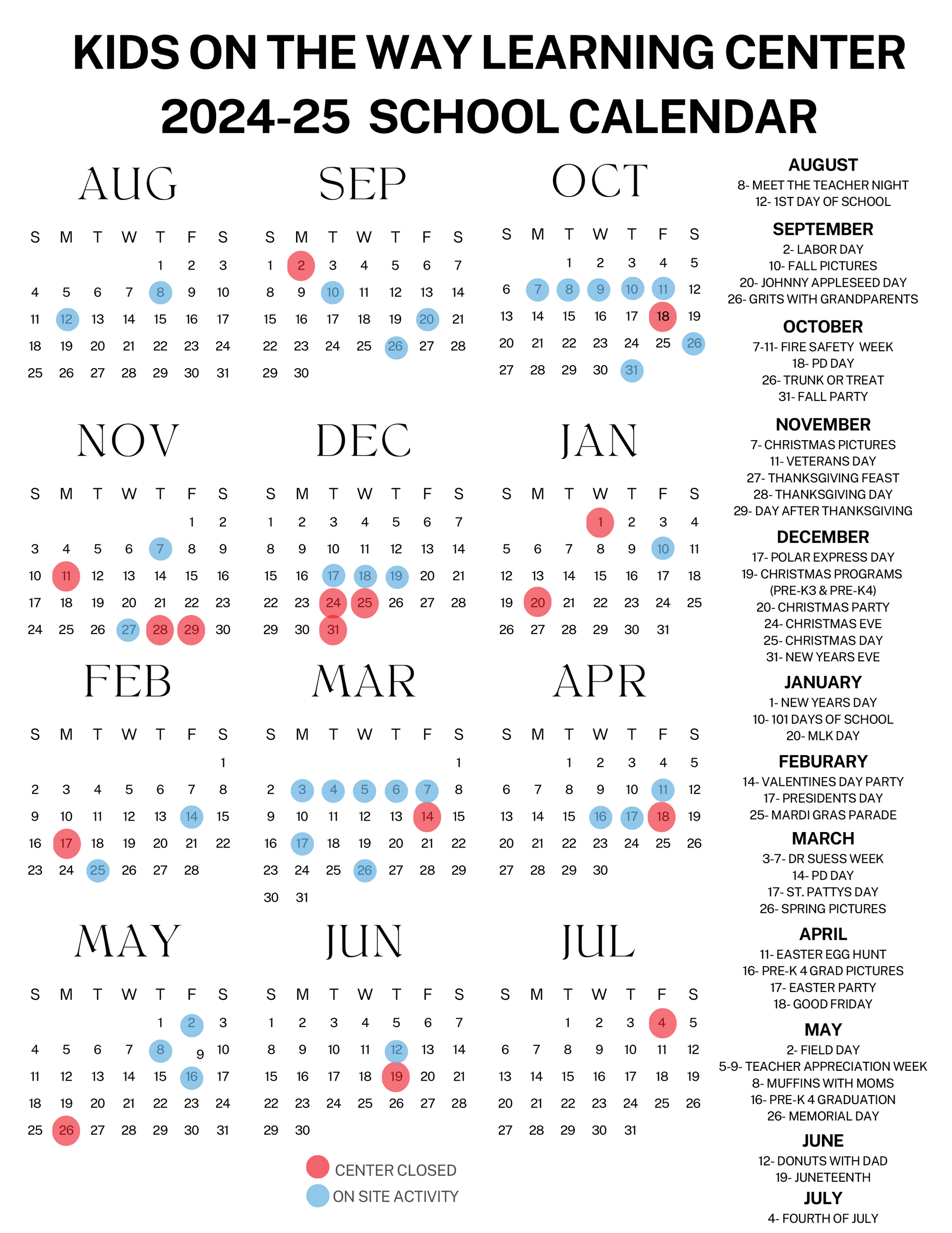 School Calendar