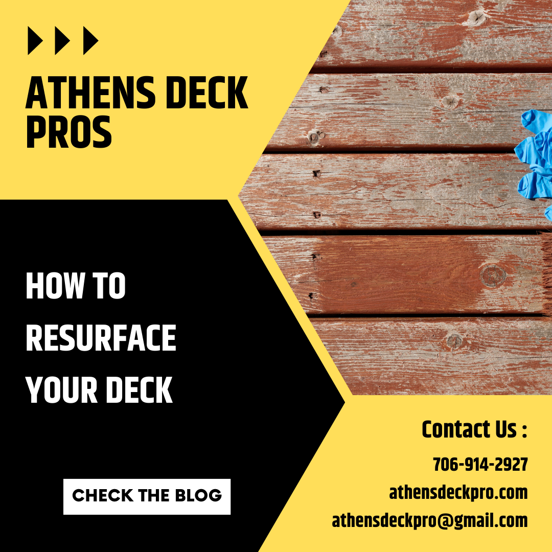 how to resurface your deck