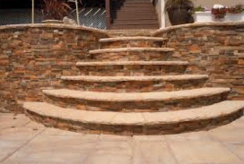 brick step construction