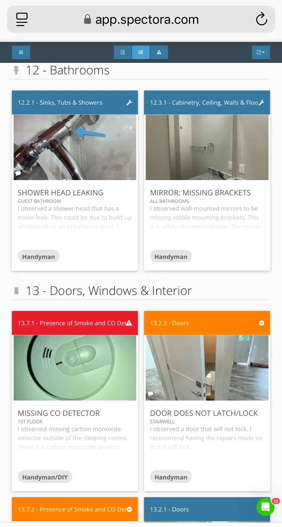 A screenshot of a website on a cell phone.