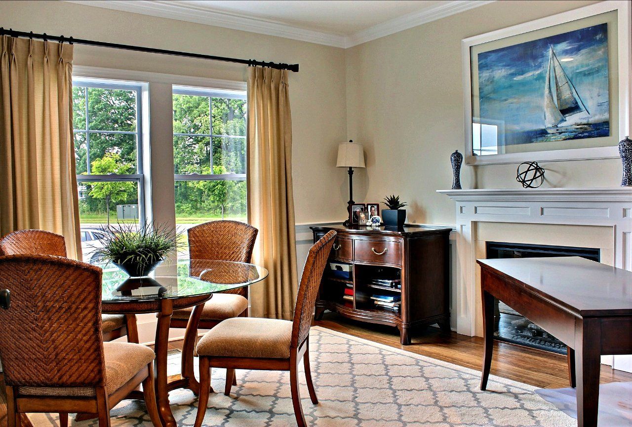 Corner of dining area in home | Covell Communities | Chester, Maryland 21619