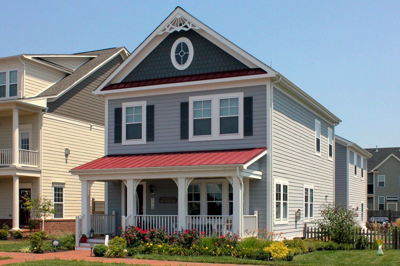 Tan two story home exterior | Chantham Classic | Covell Communities | Chester, Maryland 21619