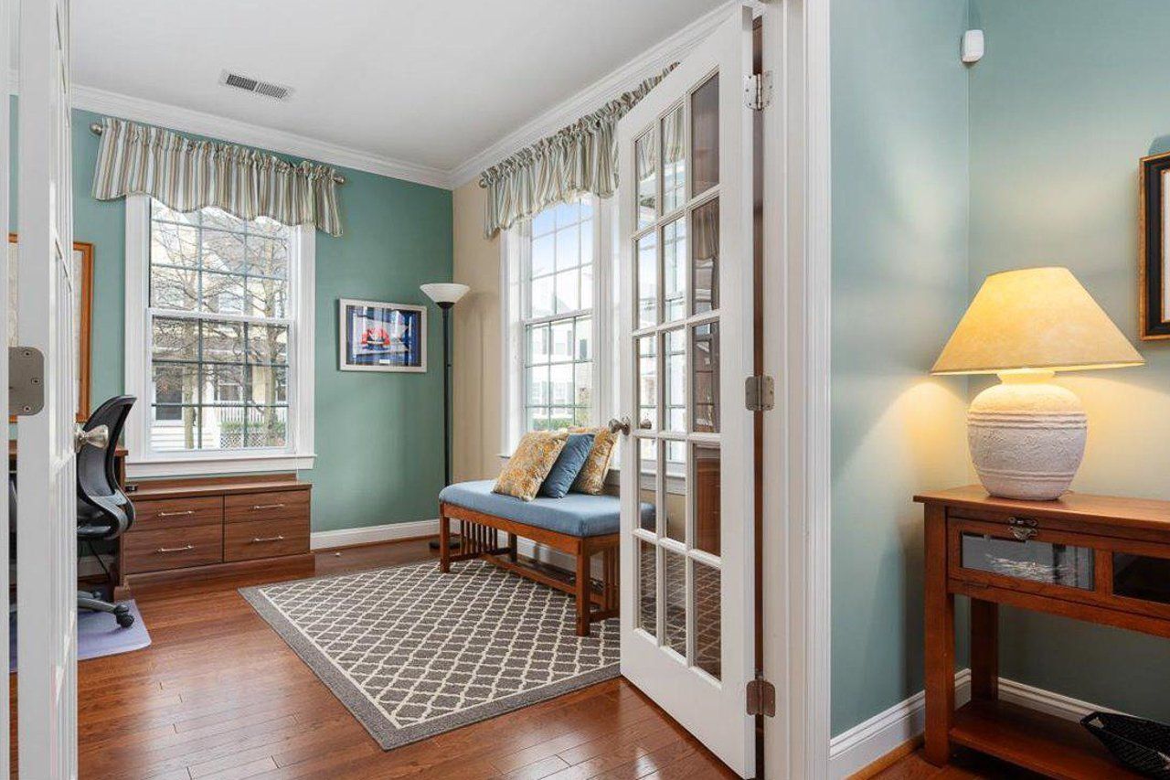 Private Office with French doors | Chantham Classic | Covell Communities | Chester, Maryland 21619