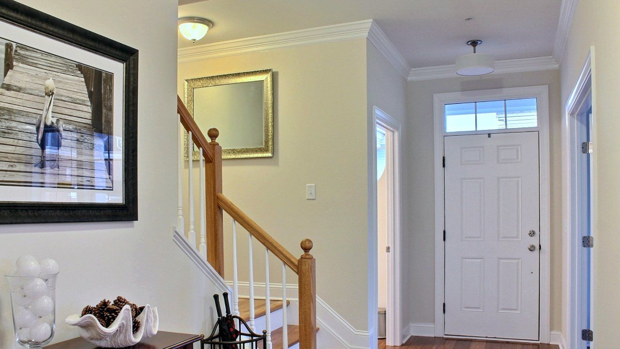 Entry with stairs | Chantham Executive | Covell Communities | Chester, Maryland 21619