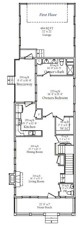 First floor floorplan