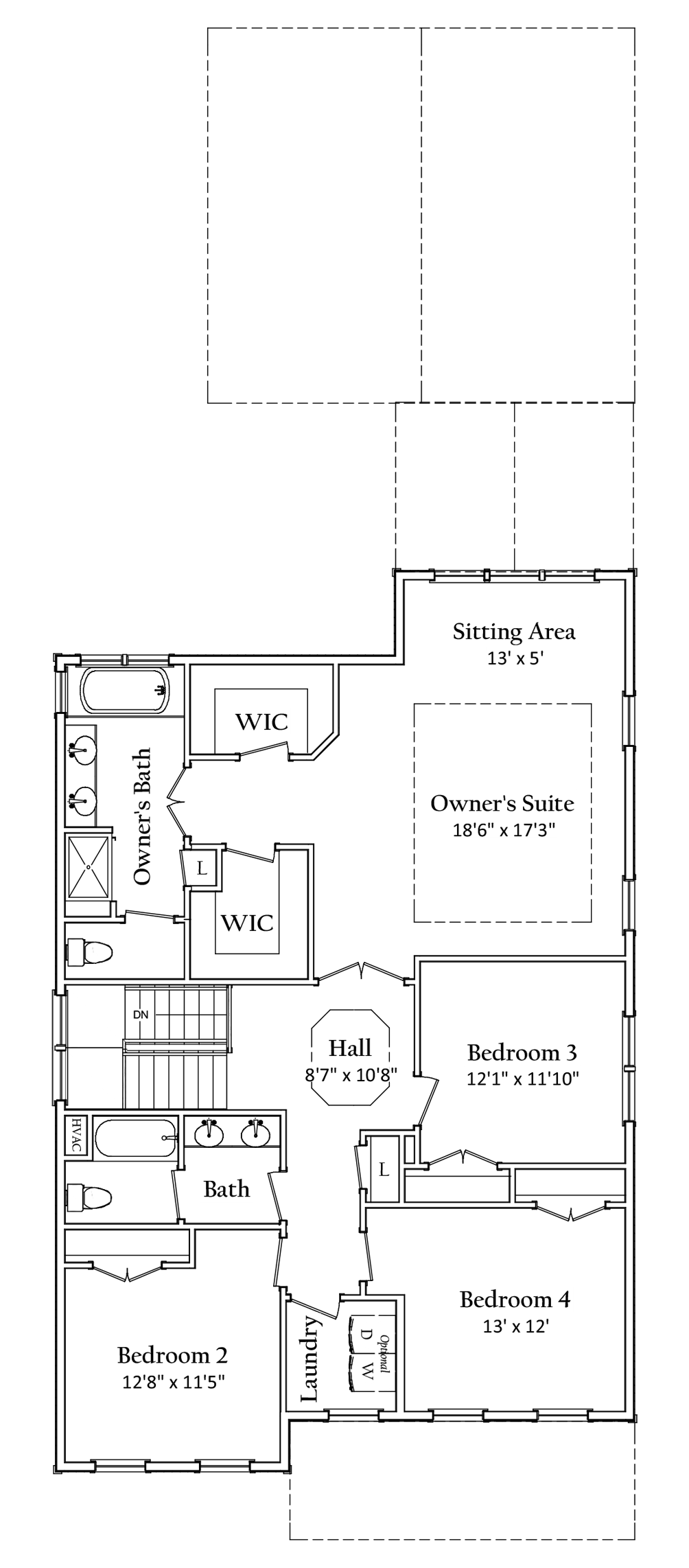 Second floor floorplan