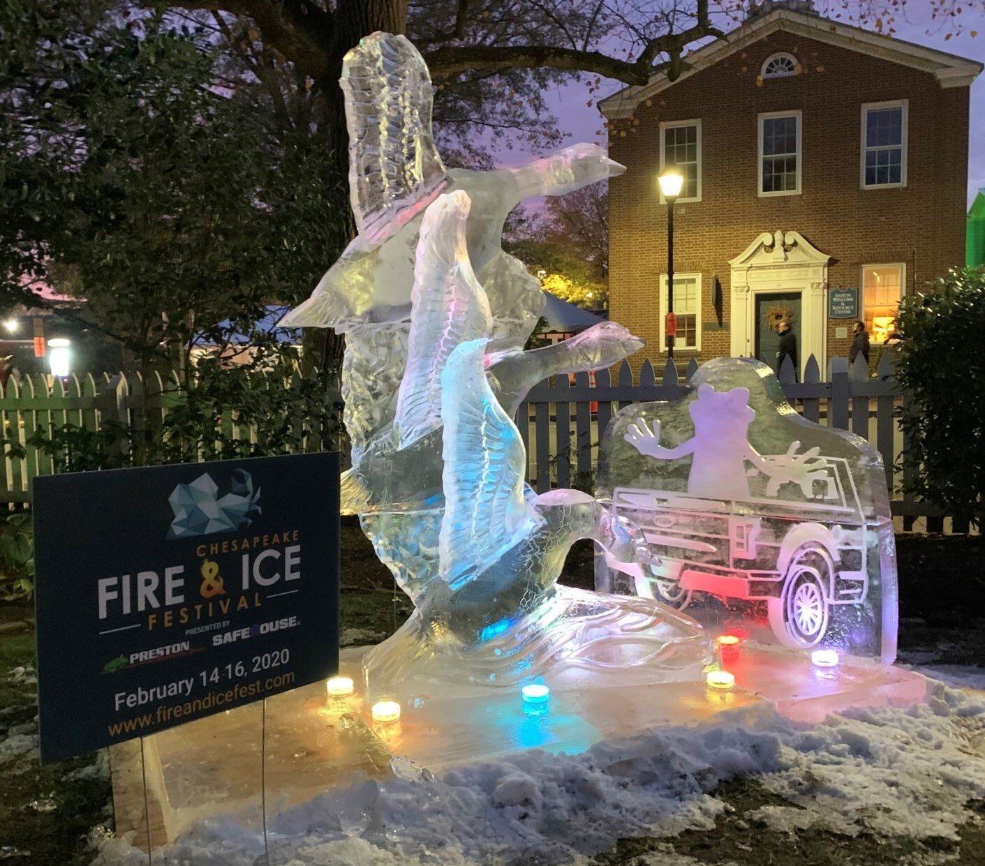 Ice sculptures | Eastern Shore Culture | Covell Communities | Chester, Maryland 21619