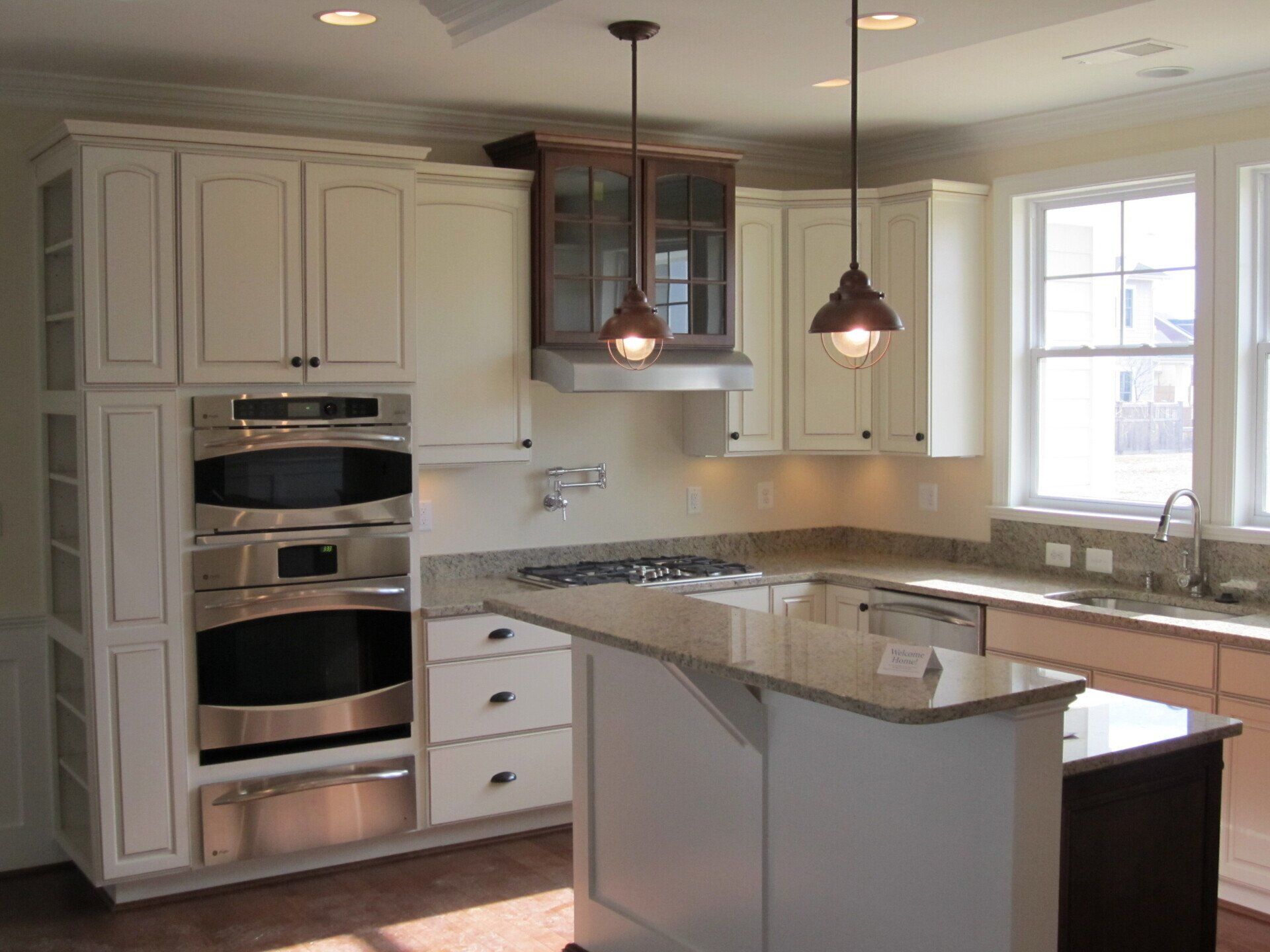 Small modern dimly lit kitchen | Build on Your Lot | Covell Communities | Chester, Maryland 21619
