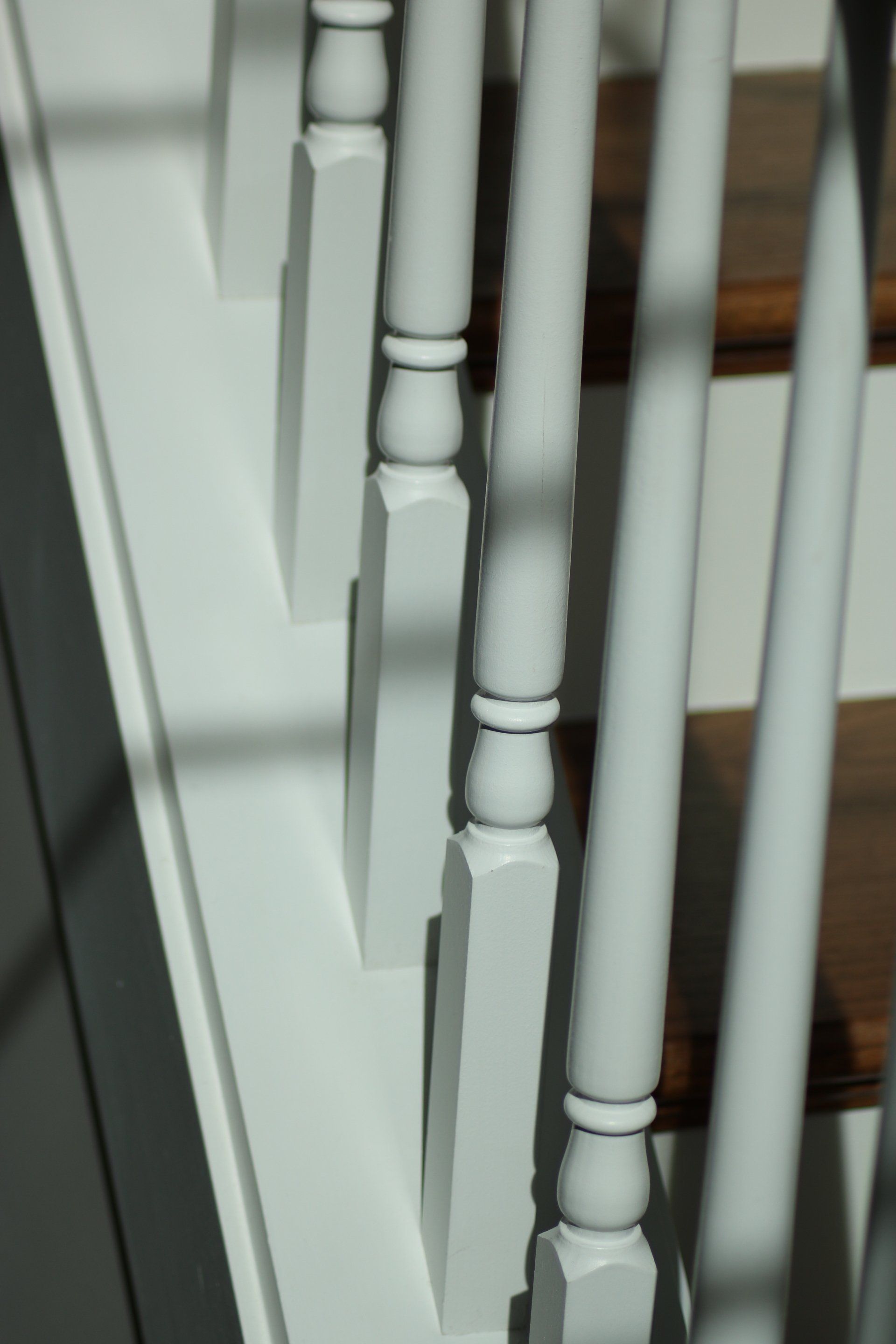 Stair railing detail | Trim | Covell Communities | Chester, Maryland 21619