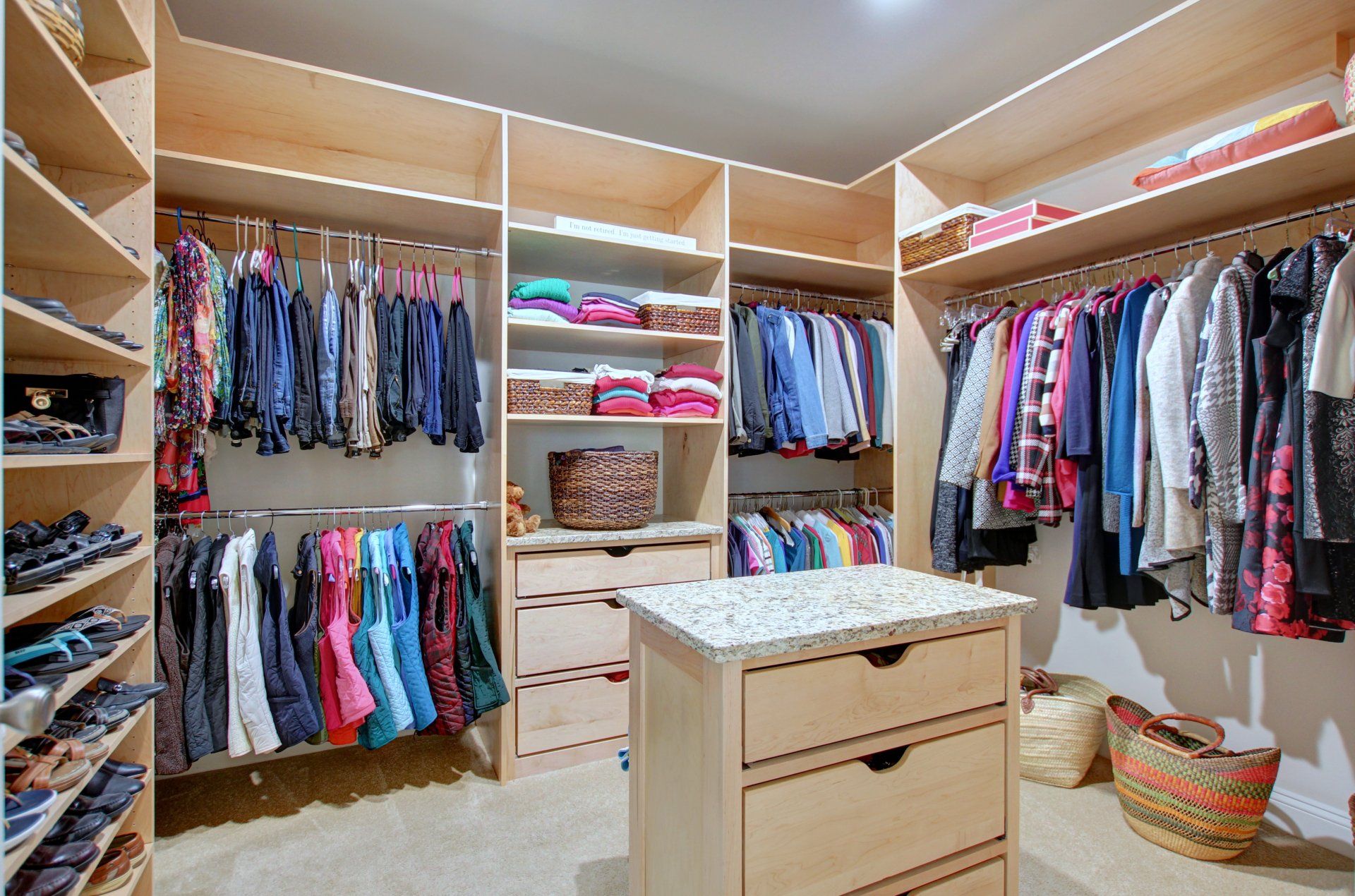 Large master closet | Harbour Town Executive | Covell Communities | Chester, Maryland 21619