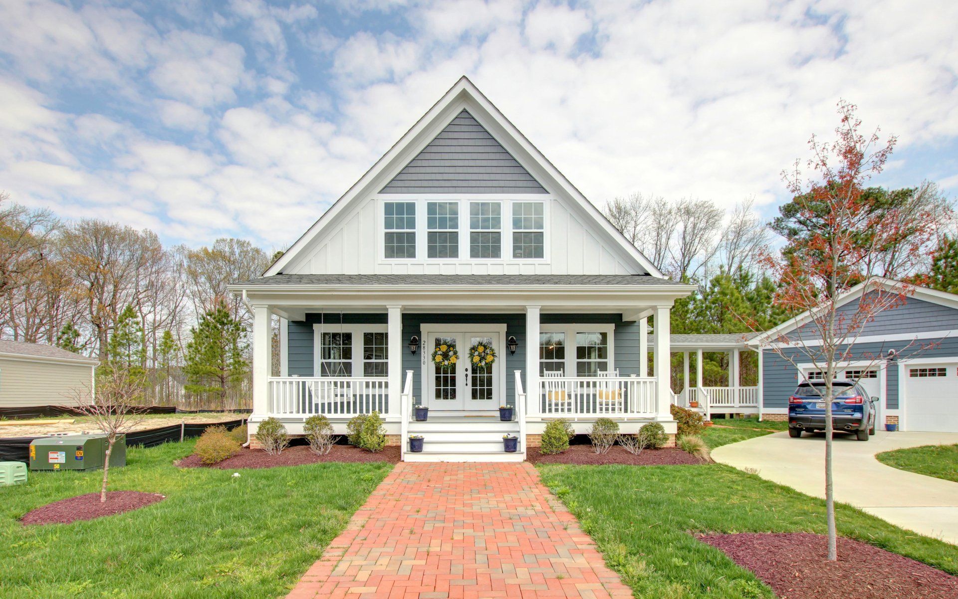 Grey home exterior| Sawgrass Legacy | Covell Communities | Chester, Maryland 21619