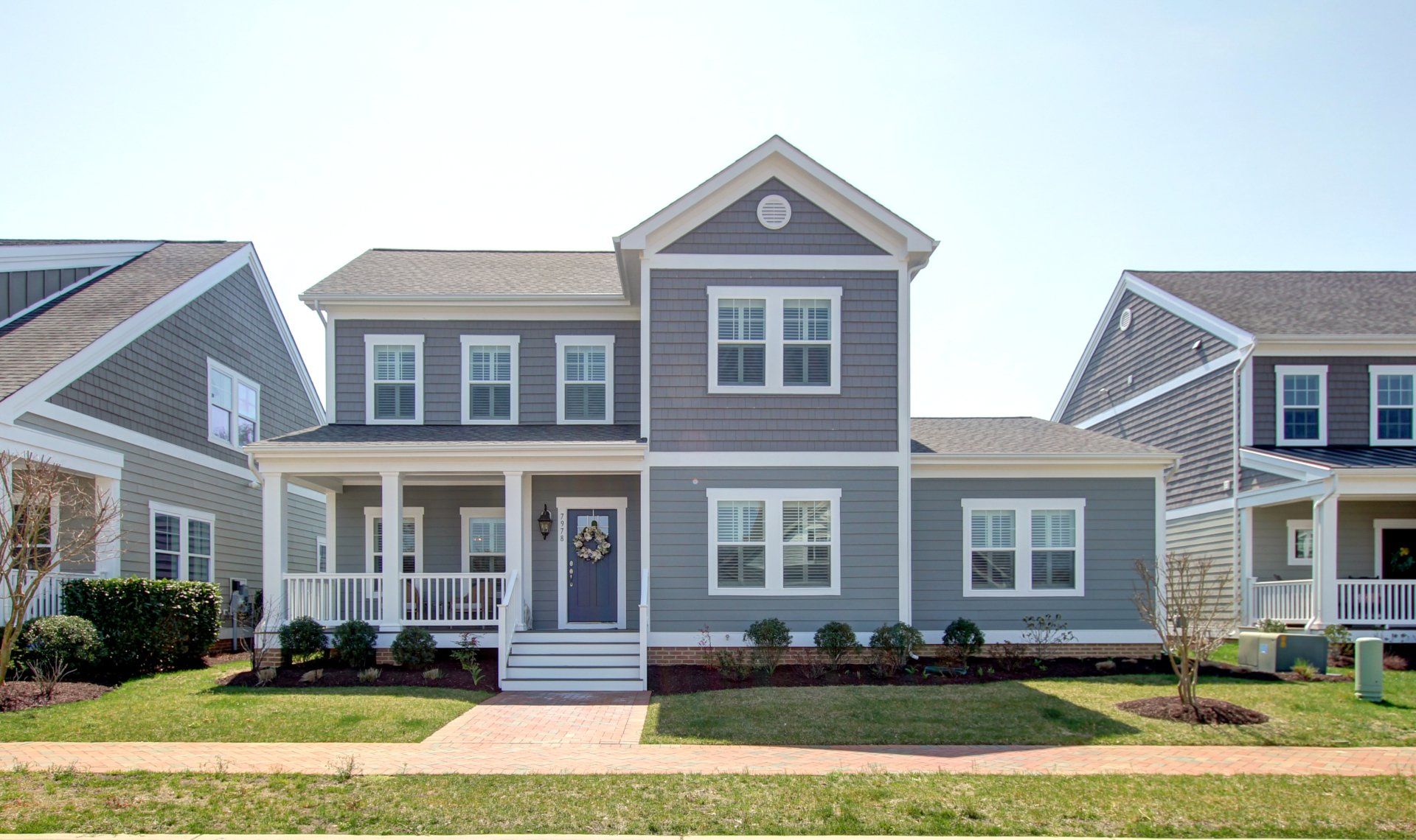 Grey home exterior | Monterey Legacy | Covell Communities | Chester, Maryland 21619
