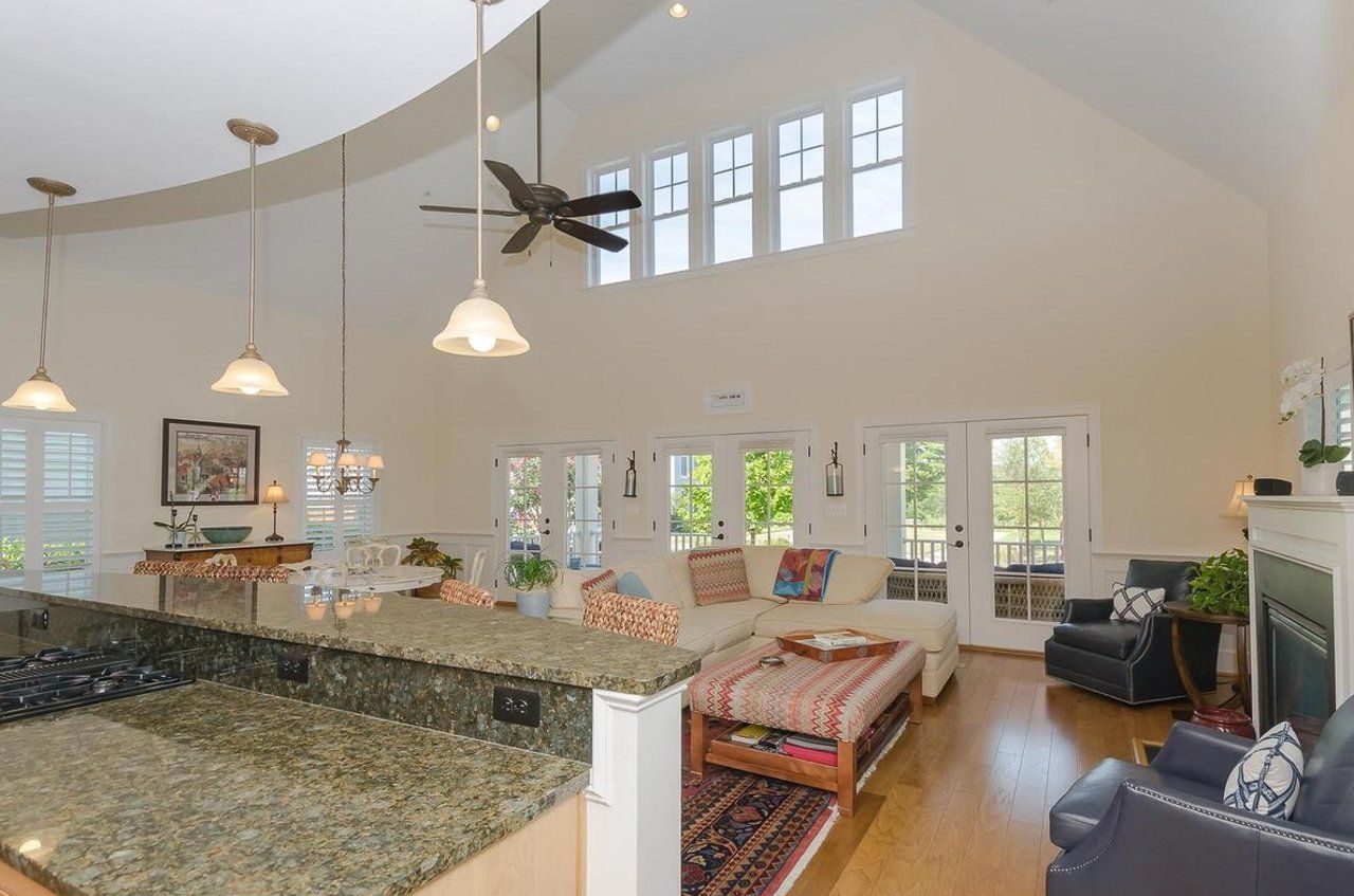 Vaulted living room | Sawgrass Legacy | Covell Communities | Chester, Maryland 21619