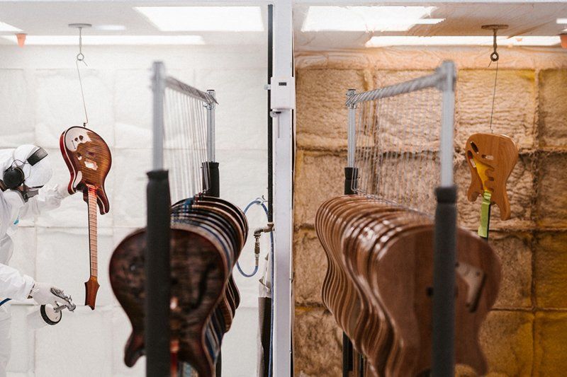 Guitars in shop | Eastern Shore Culture | Covell Communities | Chester, Maryland 21619