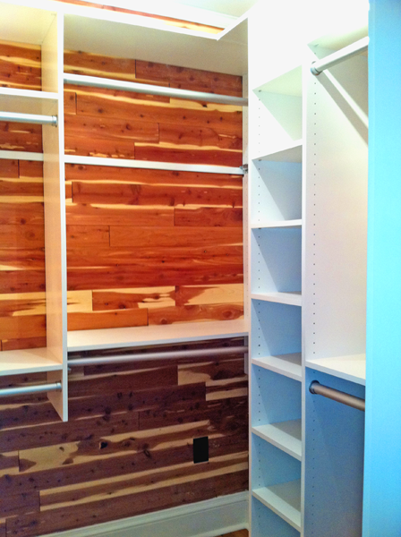 Custom shelving and rods in closet | Closets | Covell Communities | Chester, Maryland 21619