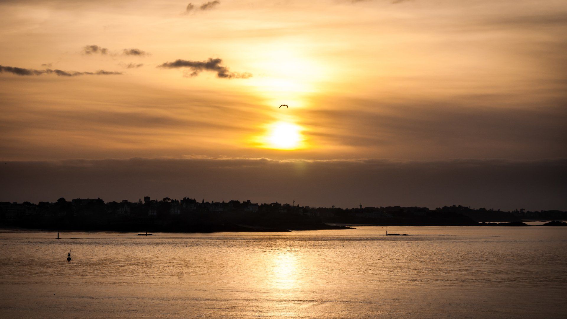 Beautiful sunset over water | Nature | Covell Communities | Chester, Maryland 21619