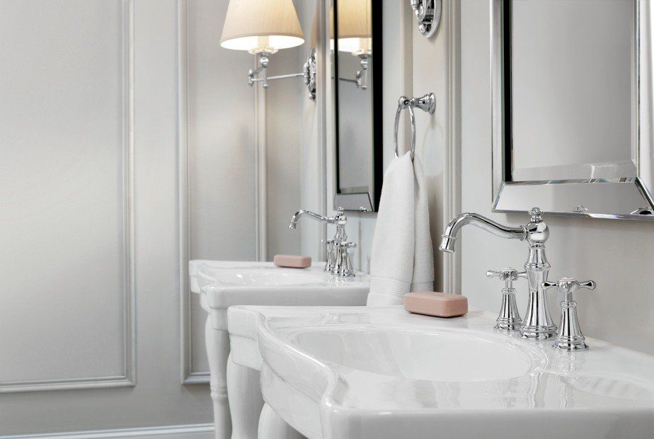 Bathroom vanity with chrome faucet | Faucets | Covell Communities | Chester, Maryland 21619