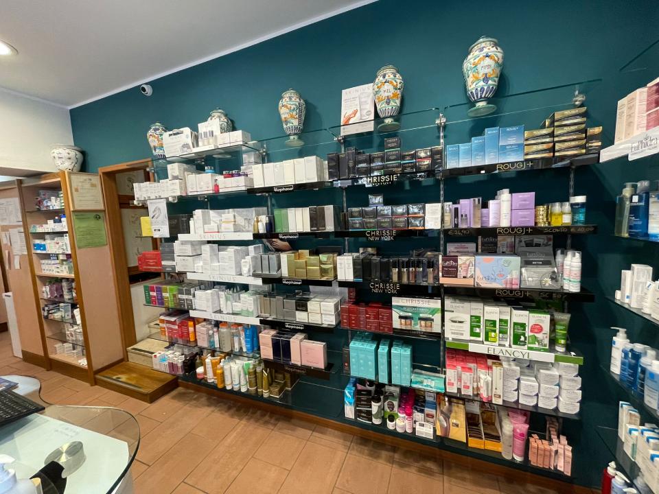 Assortimento di farmaci da banco