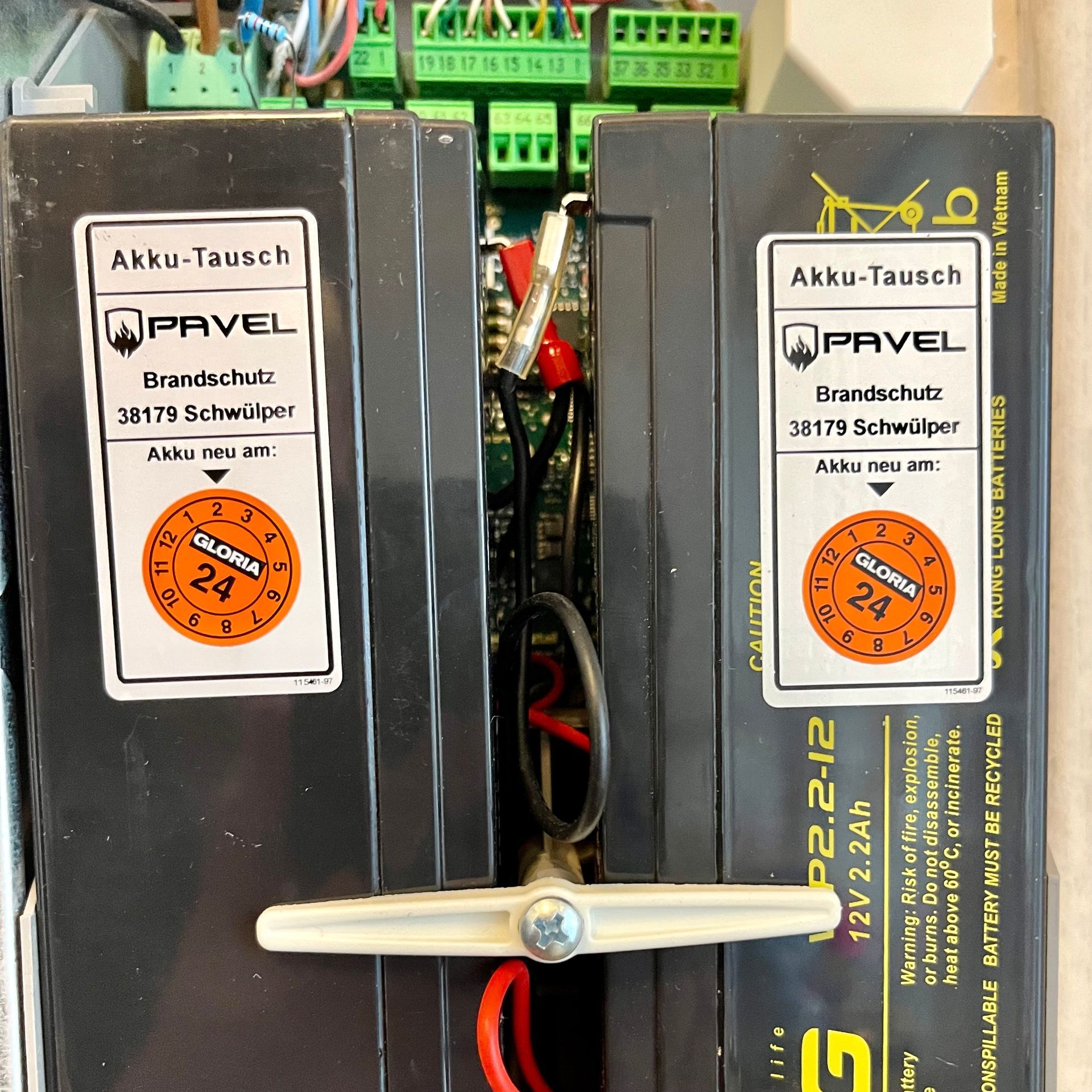 RWA Akkutausch nach Wartungsplan