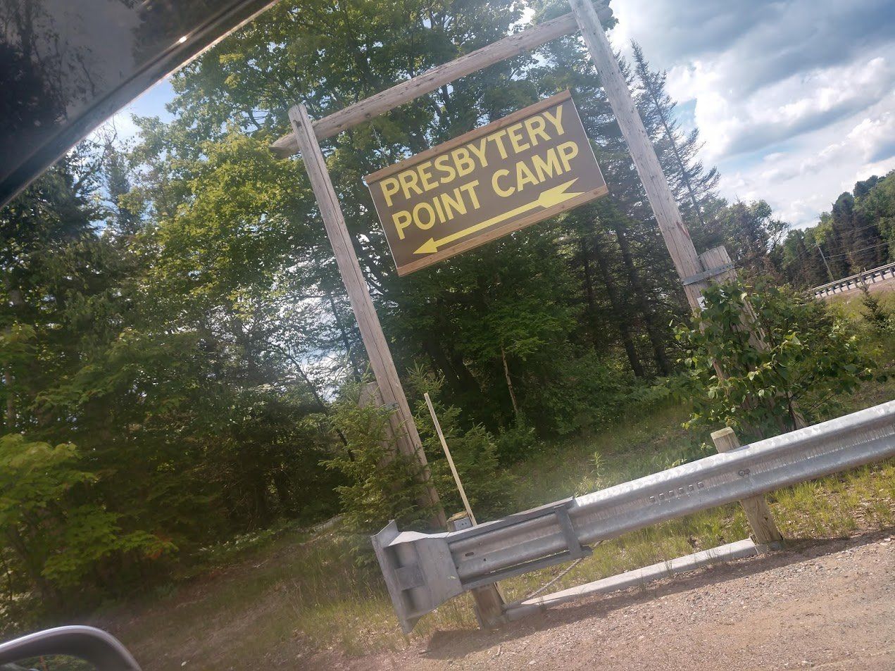 Eyelash Extensions — Presbytery Point Camp Signage in Marie, MI