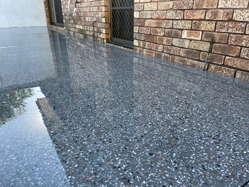 Polished Concrete Pathway — Kontek Constructions In Upper Coomera, QLD