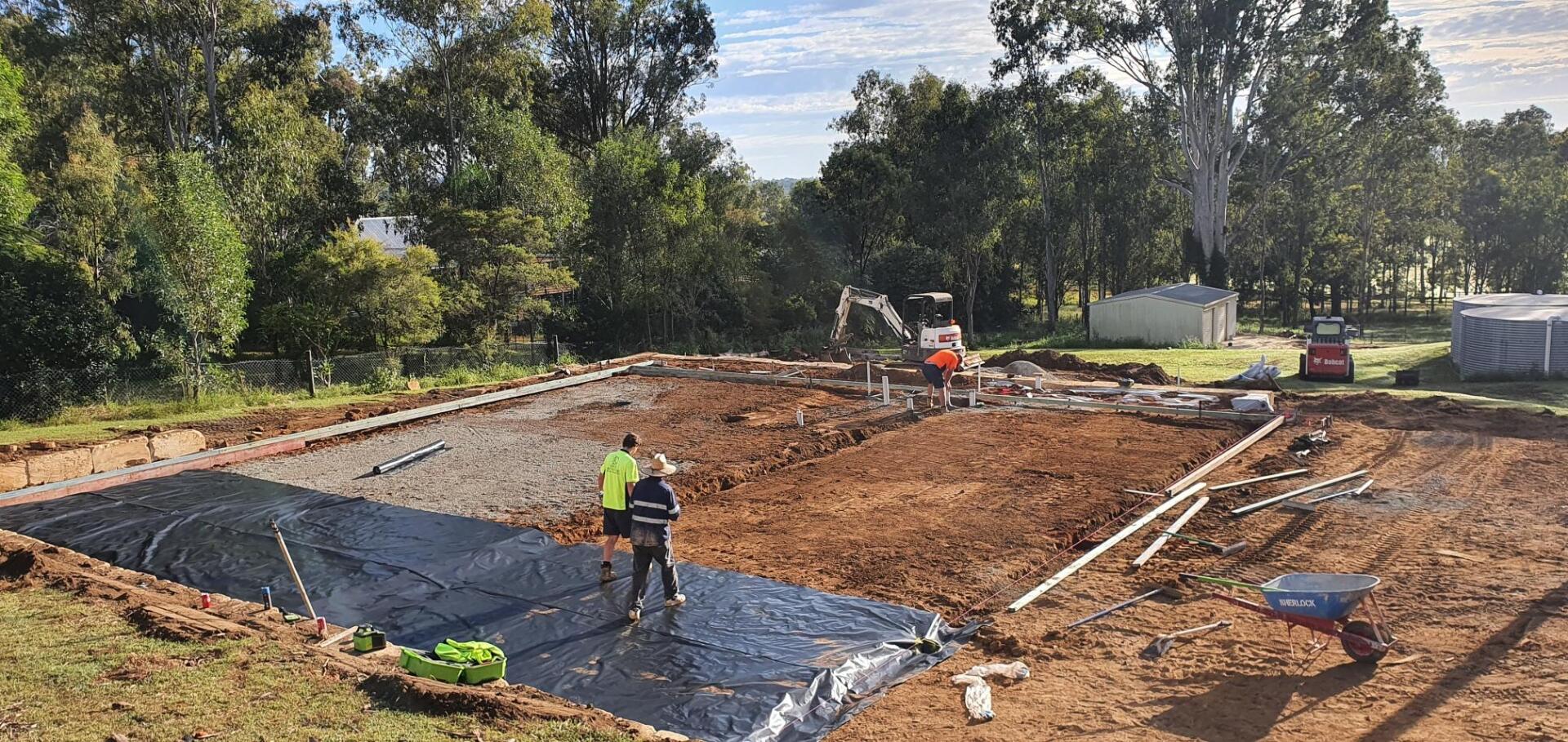 Excavator — Kontek Constructions In Upper Coomera, QLD