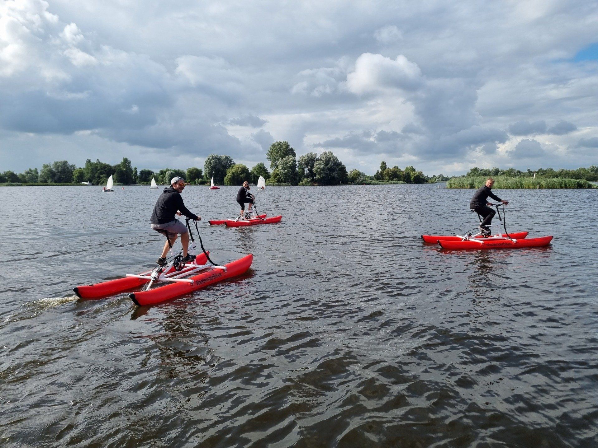 WesteinderBikes,  Waterfiets,  Fietsen, Fiets,  Aalsmeer,  Westeinderplassen