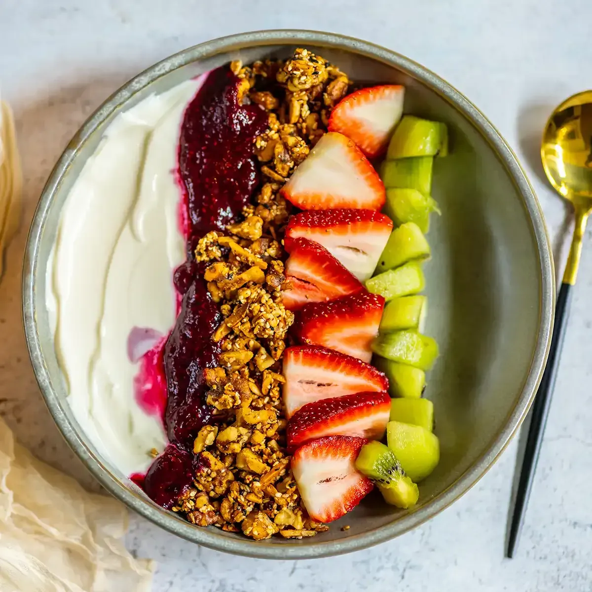 Example of a healthy breakfast in Ballarat at the Golden City Hotel