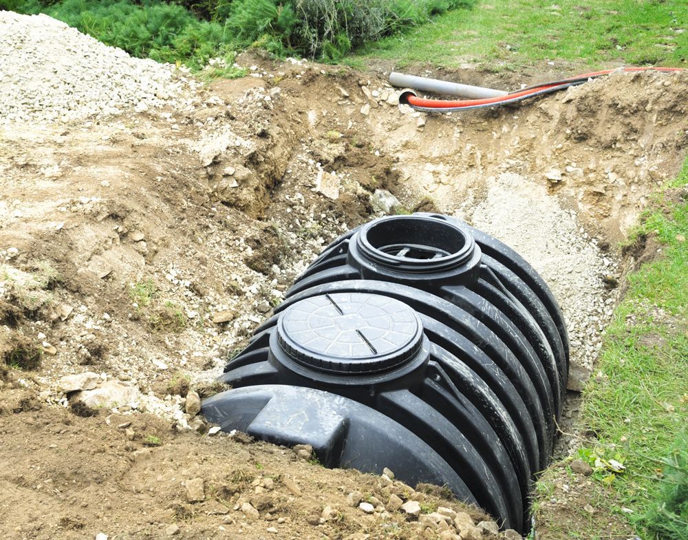Black Septic Tank — Fairfield Co., SC — Holt's Construction Septic 
