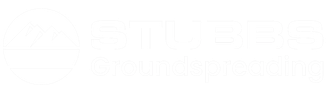STUBBS logo in blue and white text