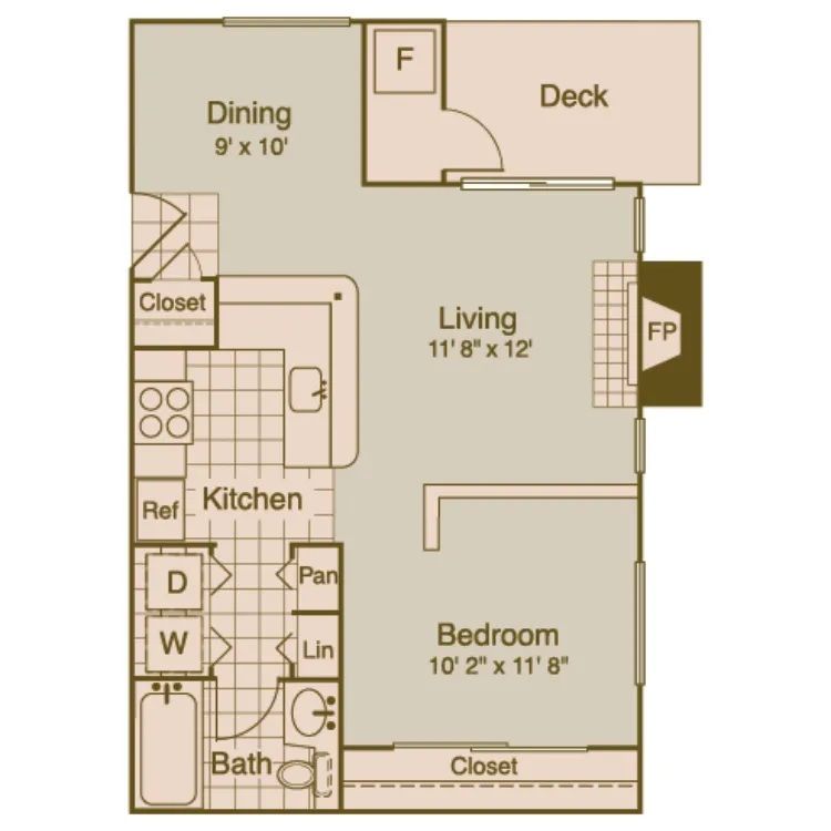 The Ahston floorplan image.
