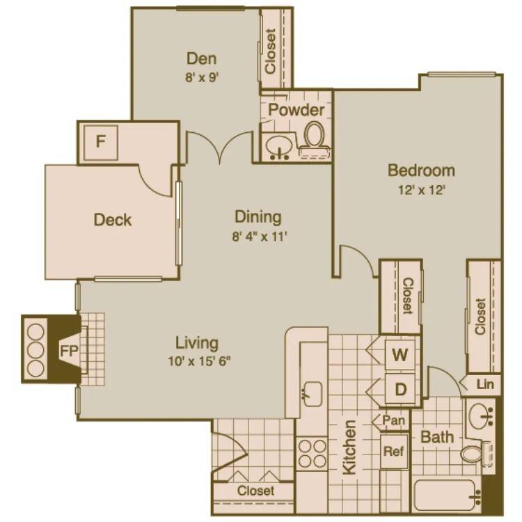 The Gleneagle floorplan image.