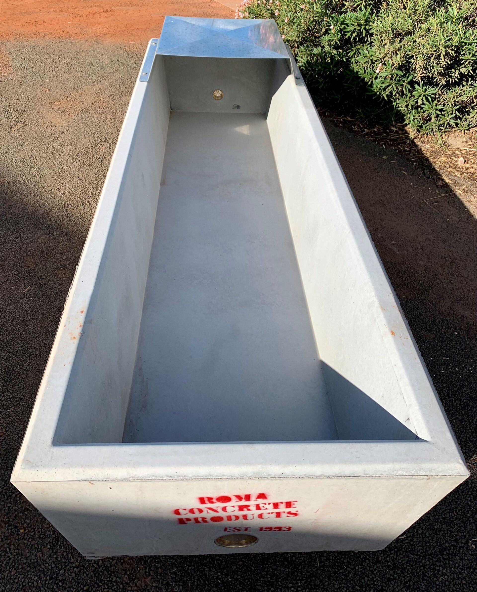 10ft long cattle trough