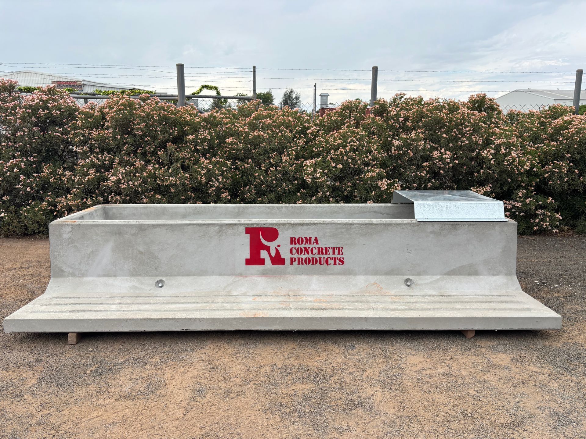 12ft long apron cattle trough