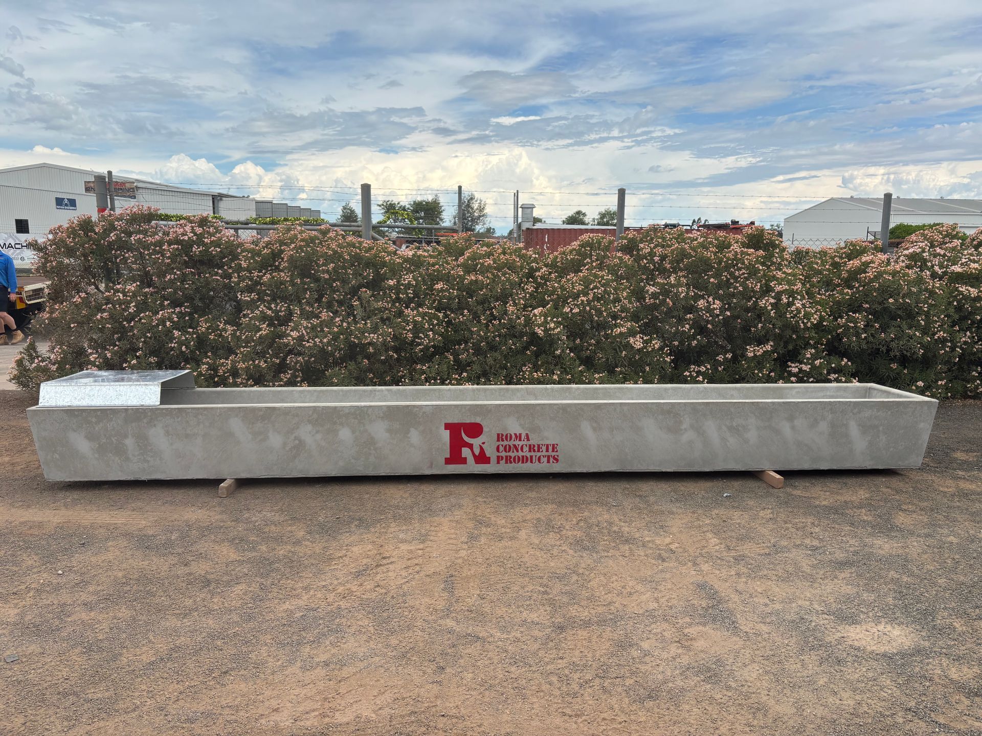 20ft long cattle trough