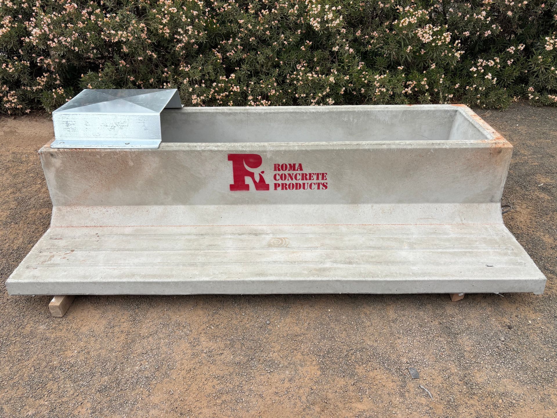 8ft long apron cattle trough