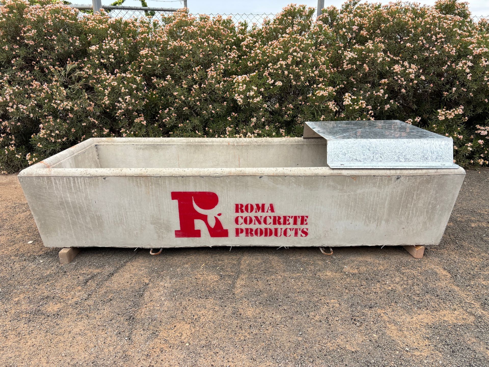 8ft long ~ 1m wide cattle trough