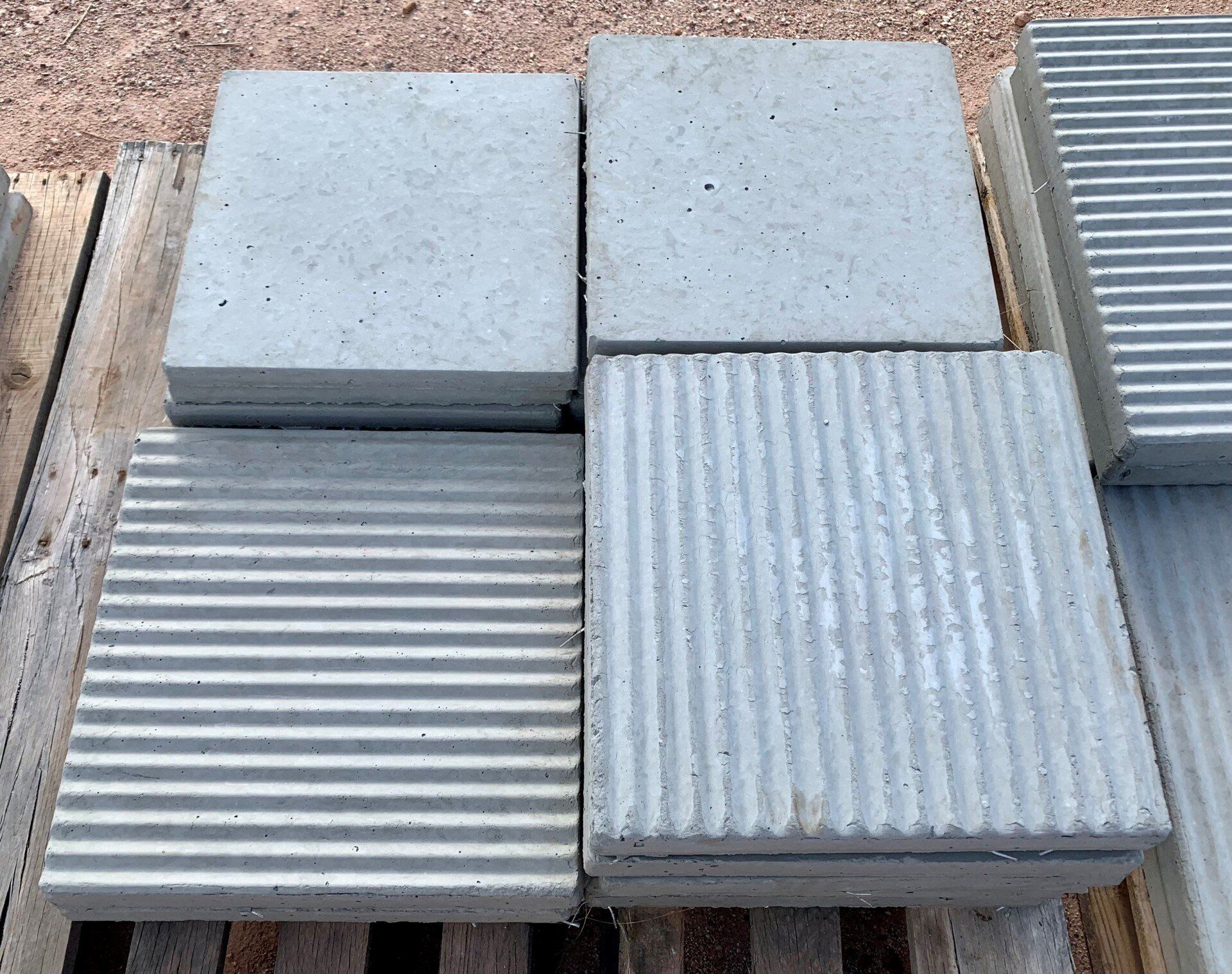 Rippled Paver - Small - Hot Water System Slab