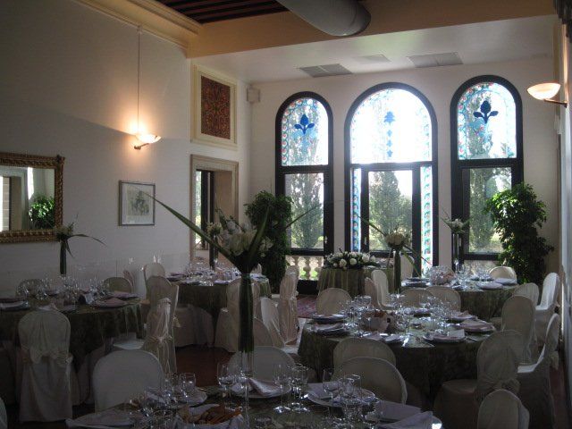 interno della sala per matrimoni