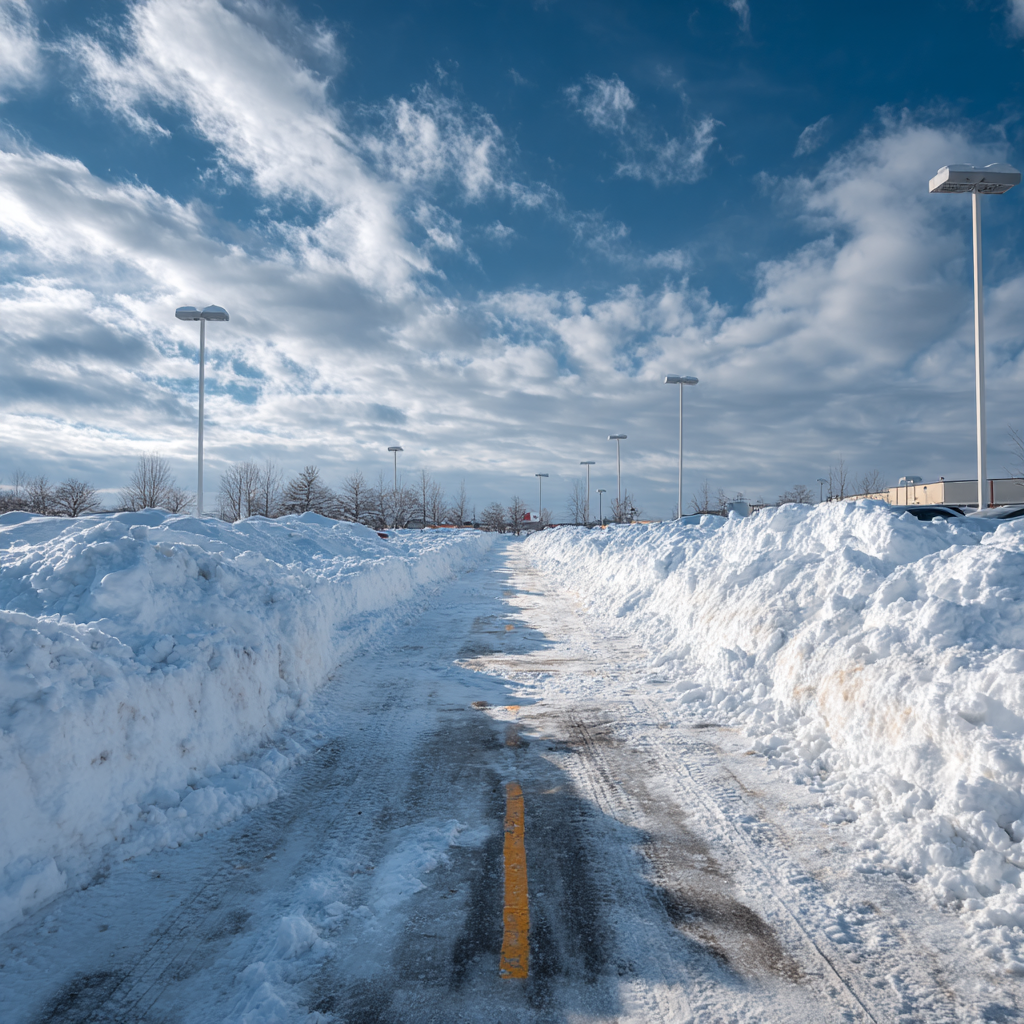 snow plow removal