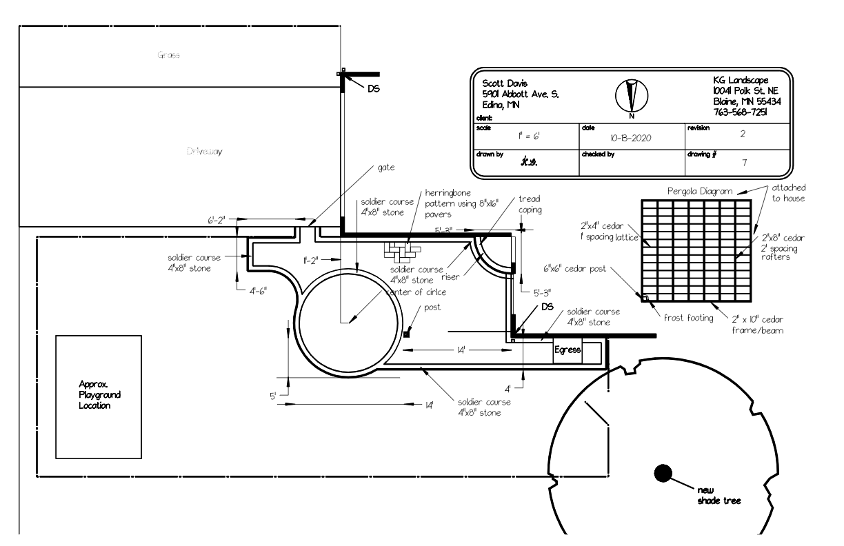 Backyard design concept