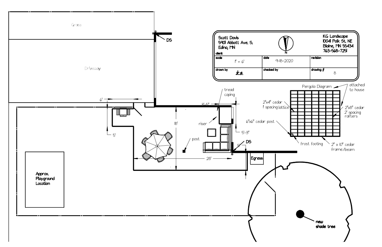 Backyard design concept