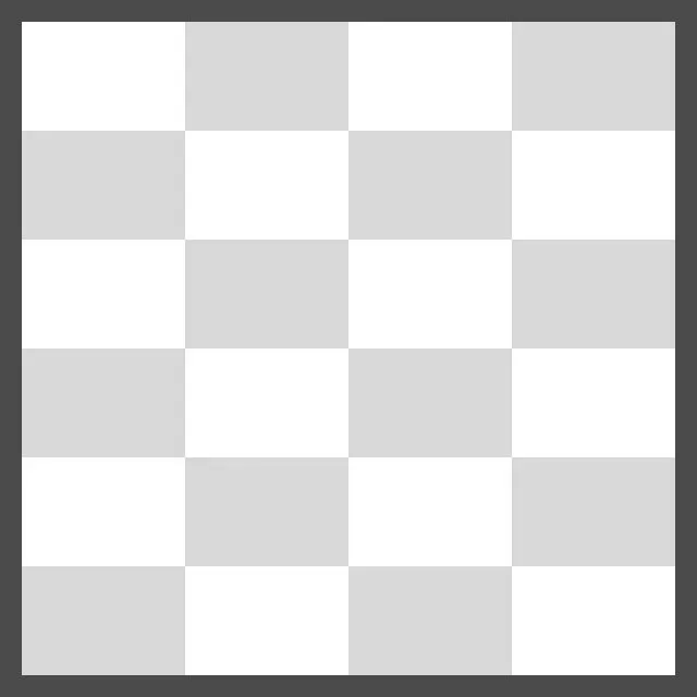 A white and gray checkered pattern on a black background.