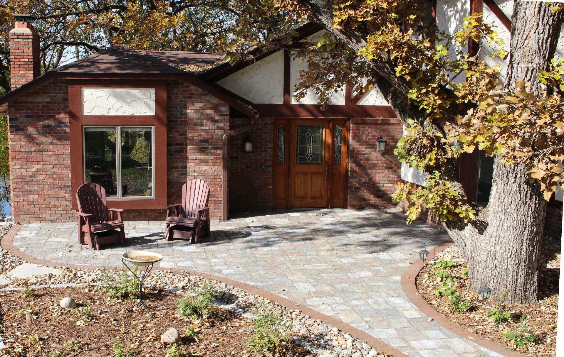 Front+yard+paver+patio+patio+sitting+area+2+Adirondak+chairs+Minneapolis+MN+KG+Landscape