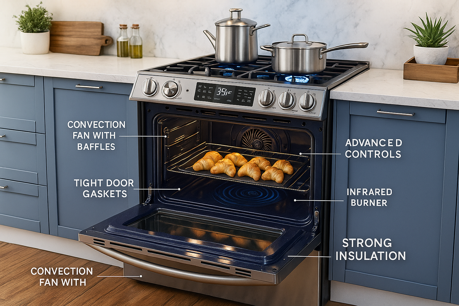 Energy-Efficient Gas Ovens