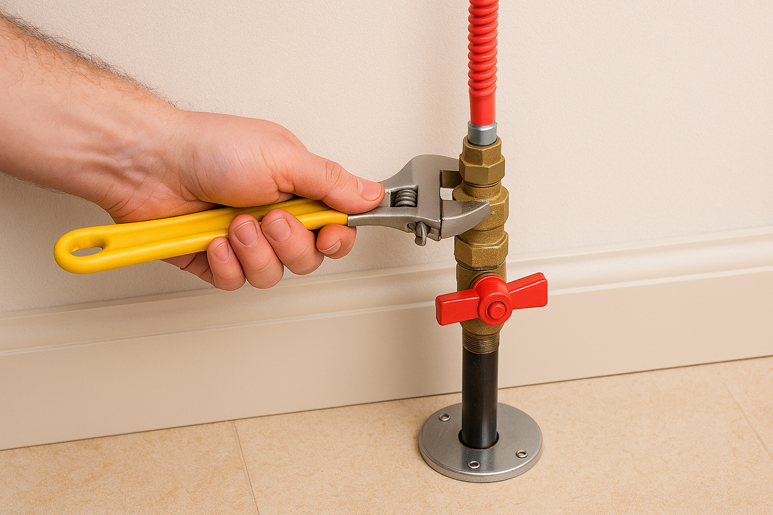 Gas Line Extension for Home Appliances