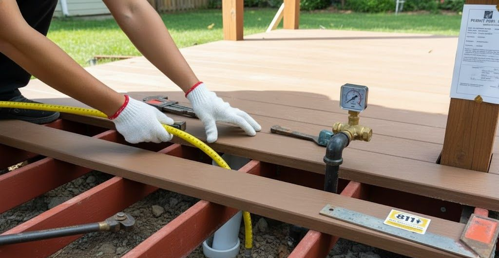 Step-by-Step: How to Add a Gas Line to Your Deck