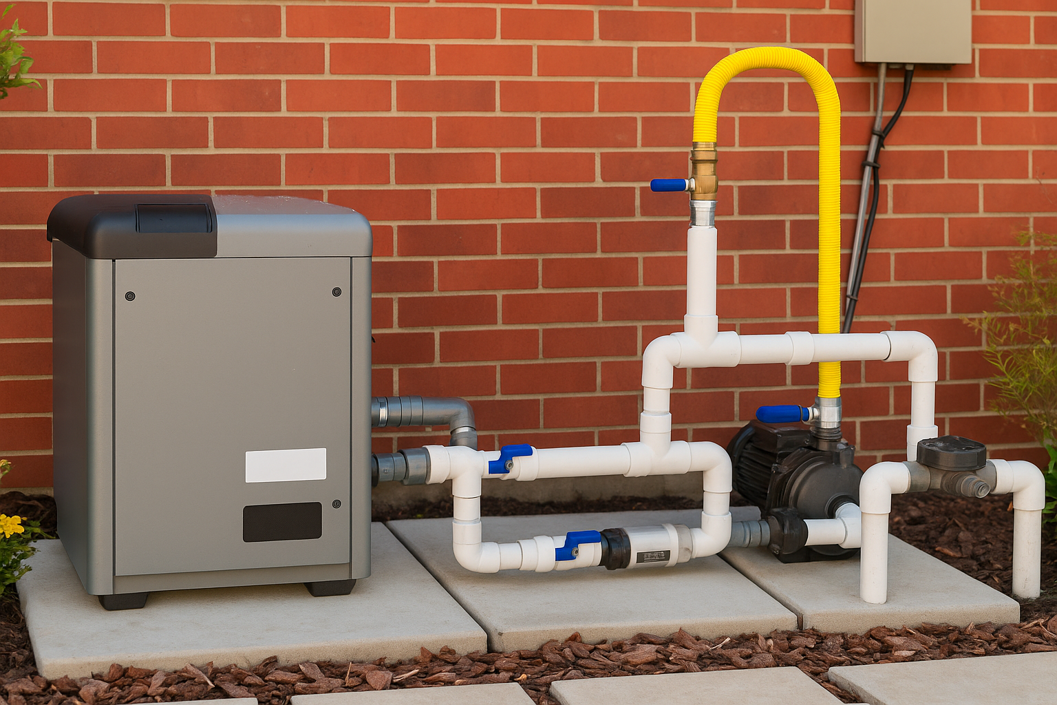 Why Install a Gas Line to a Pool Heater?
