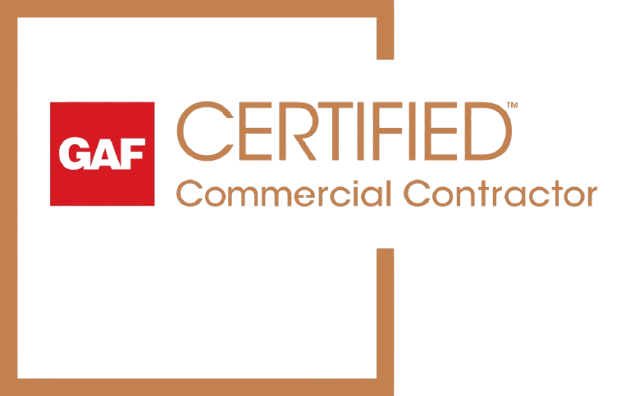 A logo for a certified commercial contractor.