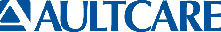 Logo for Vaultcare in blue.
